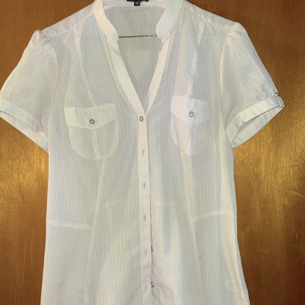 Express short sleeve button down